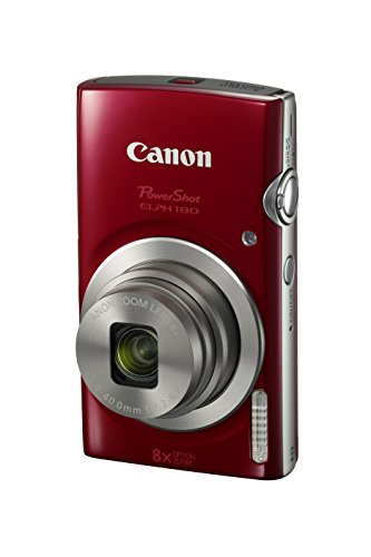 Product Cover Canon PowerShot ELPH 180 Digital Camera w/Image Stabilization and Smart AUTO Mode (Red)