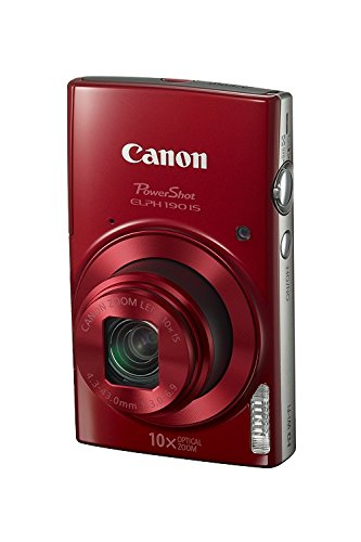 Product Cover Canon PowerShot ELPH 190 Digital Camera w/ 10x Optical Zoom and Image Stabilization - Wi-Fi & NFC Enabled (Red)