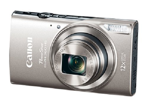 Product Cover Canon PowerShot ELPH 360 Digital Camera w/ 12x Optical Zoom and Image Stabilization - Wi-Fi & NFC Enabled (Silver)