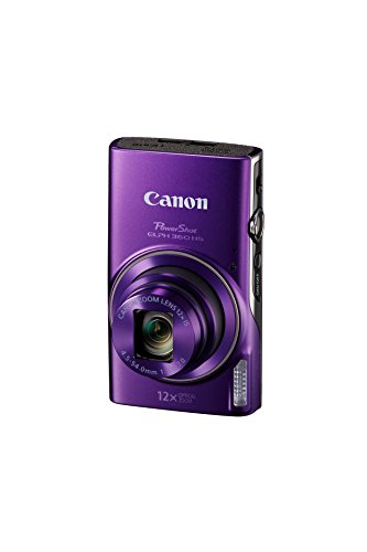 Product Cover Canon PowerShot ELPH 360 Digital Camera w/ 12x Optical Zoom and Image Stabilization - Wi-Fi & NFC Enabled (Purple)