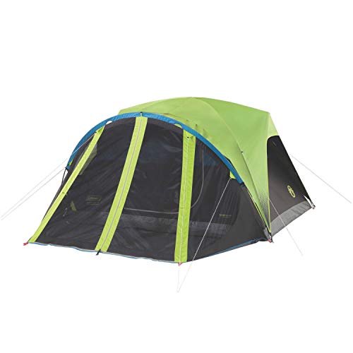 Product Cover Coleman Dome Camping Tent with Screen Room | Carlsbad Dark Room Camping Dome Tent with Screened Porch