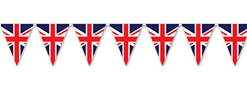 Product Cover Beistle 59853 Union Jack Pennant Banner, 11