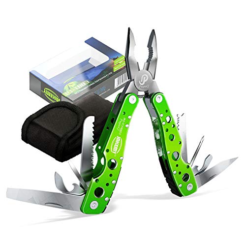 Product Cover Jakemy 15 in 1 Multitool Portable Folding Pocket Knife Pliers Screwdriver Cutter Stainless Steel Survival Tool