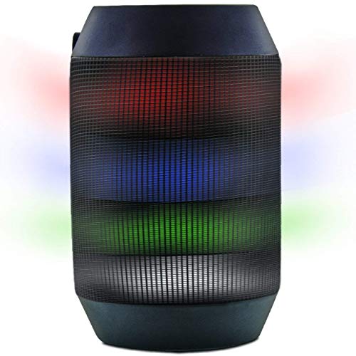 Product Cover Aduro AMPLIFY LED Bluetooth Wireless Speaker - Color Changing Rave Light Show Party Speaker (BrightSound Mini)