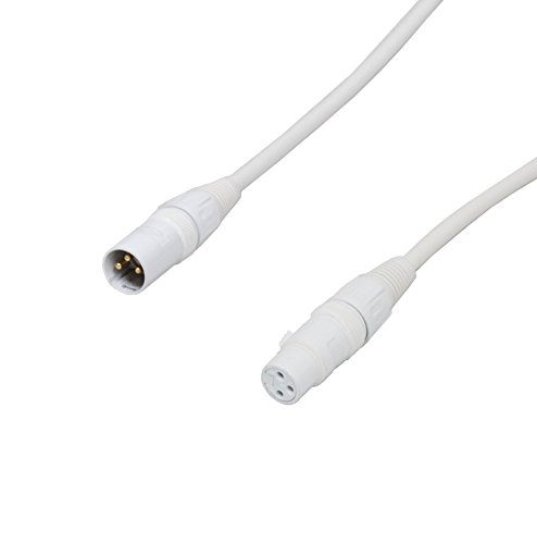 Product Cover Audio 2000s E80125 XLR Male to XLR Female 25 Feet White Color Microphone Cable