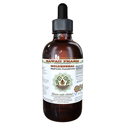 Product Cover Goldenseal Alcohol-FREE Liquid Extract, Organic Goldenseal (Hydrastis Canadensis) Dried Leaf Glycerite 2 oz