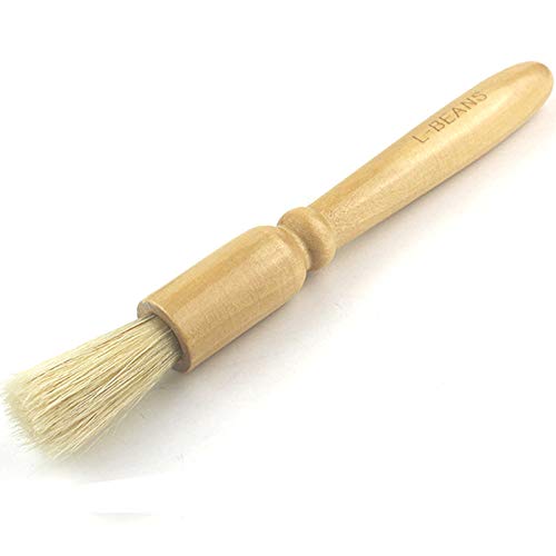 Product Cover Coffee Grinder Cleaning Brush, Heavy Wood Handle & Natural Bristles Wood Dusting Espresso brush Accessories for Bean Grain Coffee Tool Barista Home Kitchen