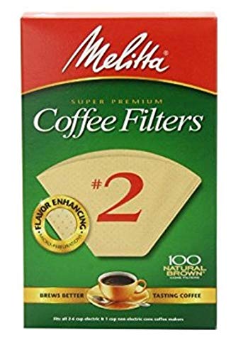 Product Cover Melitta Cone Coffee Filter #2 - Natural Brown 100 Count (2 Pack)