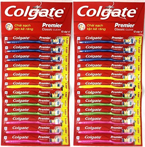 Product Cover Colgate Toothbrush Premier Classic Clean Medium (Pack of 24)