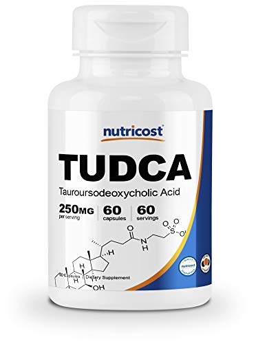 Product Cover Nutricost Tudca 250mg, 60 Capsules (Tauroursodeoxycholic Acid) - Premium Quality
