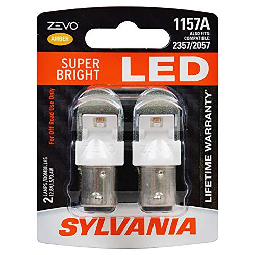 Product Cover SYLVANIA ZEVO 1157 Amber LED Bulb, (Contains 2 Bulbs)