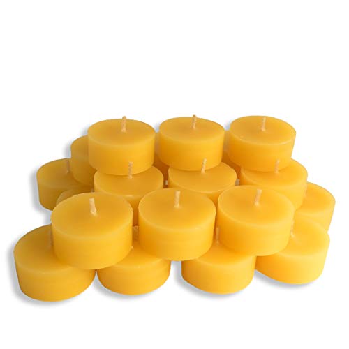 Product Cover BCandle 100% Pure Beeswax Tea Light Refills (no Cup) (24)