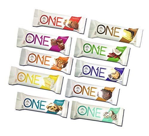 Product Cover Oh Yeah! One Protein Bars Variety Pack, 12 Bars, Various Flavors - Best Tasting Protein Bars, Superior to Quest Bars, Contains Isomalto Oligosaccharides, High Fiber, High Protein, Great Healthy Snack