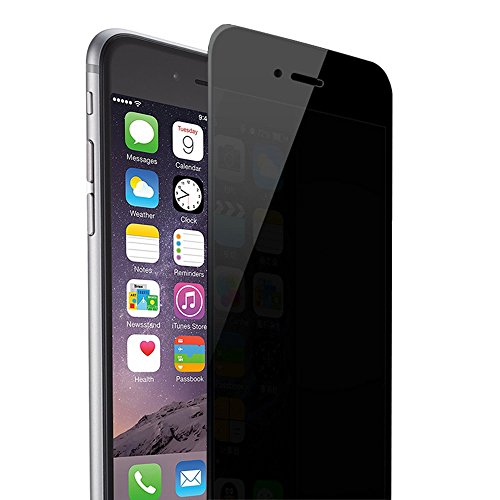 Product Cover Skylarking iPhone 6plus 6S Plus Privacy Anti Spy Anti-Glare Ballistic Tempered Glass HD 2.5D Curve Edge Full Screen Protector 9H Hardness Anti-Scratch, Anti-Fingerprint, (iPhone 6plus 6s Plus)