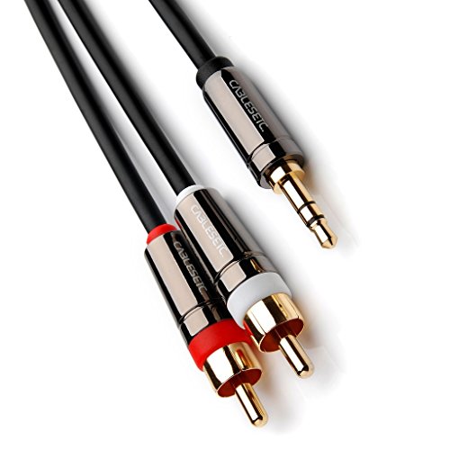 Product Cover CABLESETC Pro Series 3.5 mm Male to 2 RCA Male Stereo Audio Cable 1.8 Meters