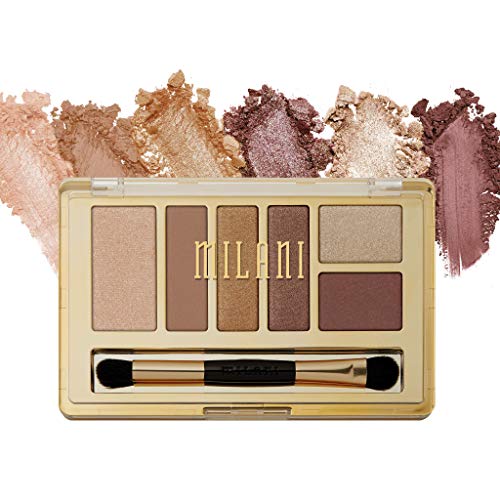Product Cover Milani Everyday Eyes Eyeshadow Palette - Bare Necessities (0.21 Ounce) 6 Cruelty-Free Matte or Metallic Eyeshadow Colors to Contour & Highlight