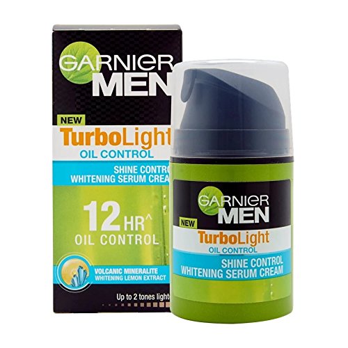 Product Cover Garnier Men TurboLight OIL CONTROL Shine Control Whitening Serum Cream
