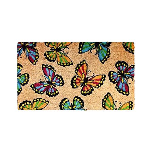 Product Cover Onlymat Butterfly Design Coir Door MAt