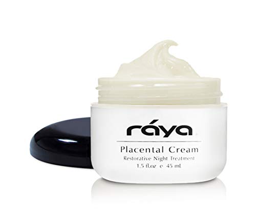 Product Cover RAYA Placental Cream (402) | Restorative, Anti-Aging, and Moisturizing Facial Night Cream for All Non-Oily Skin | Calms Inflammation and Minimizes Pores