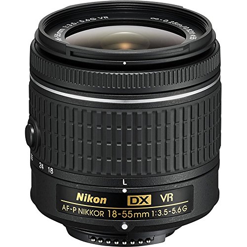 Product Cover Nikon AF-P DX NIKKOR 18-55mm f/3.5-5.6G VR Lens for Nikon DSLR Cameras