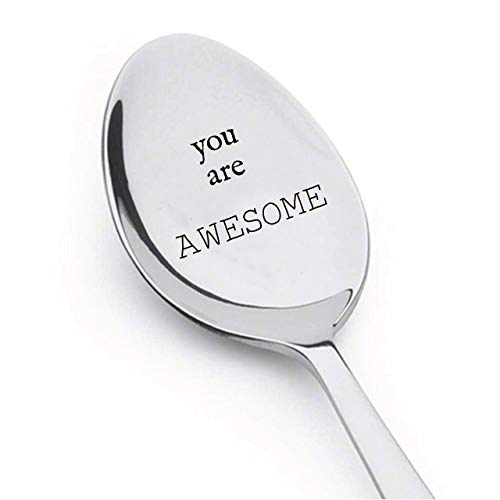 Product Cover You Are Awesome Spoon - Engraved Spoon - Best Friends Gift - Cute Spoon - Gift for Him - Gift for Her - Lovers Gift - Spoon Gift#SP_017