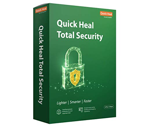 Product Cover Quick Heal Total Security Latest Version - 2 PCs, 3 Years (DVD)