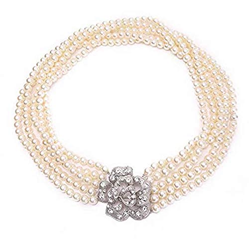 Product Cover Utopiat Audrey Style Strand Flapper Costume    Pearl Necklace Women Inspired By BAT