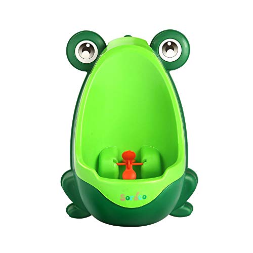 Product Cover Soraco Frog Potty Training Urinal for Toddler Boys Toilet with Aiming Target - Green