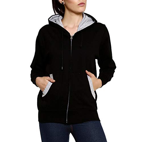 Product Cover GOODTRY G Women's Cotton Hoodies-BlackGTWH-029-BLK-L
