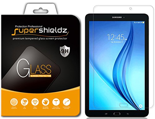 Product Cover Supershieldz for Samsung Galaxy Tab E 8.0 inch Tempered Glass Screen Protector, 0.33mm, Anti Scratch, Bubble Free