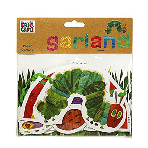 Product Cover World of Eric Carle, The Very Hungry Caterpillar Party Supplies, Garland Decoration, Paper, 3M - TVHC-GARLAND