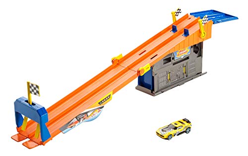 Product Cover Hot Wheels Rooftop Race Garage Playset