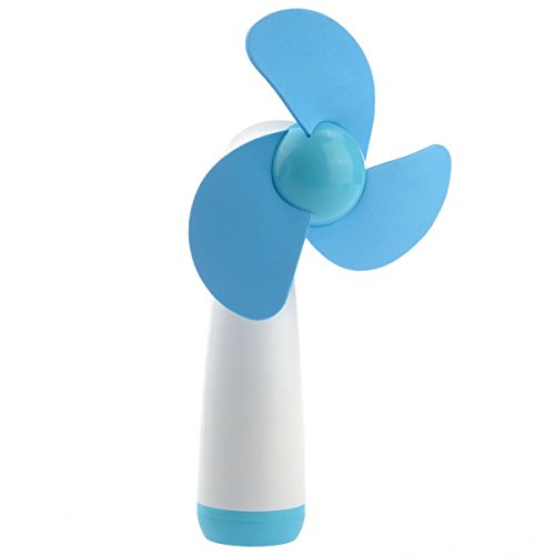 Product Cover VORCOOL YGH365B Mini Handheld Fan - Soft Foam Blades - Battery Operated - Blue