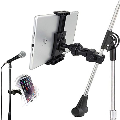 Product Cover Accessory Basics QuickLock Microphone Music Mic Stand Pole bar Mount for Apple ipad Pro Air Mini Galaxy Tab S9 S10 Note iPhone 11 Pro XR XS MAX X 8 Plususe with All 7-12 Tablet & Smartphones