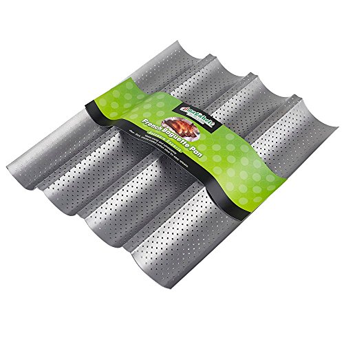 Product Cover Amagabeli Nonstick Perforated Baguette Pan 15