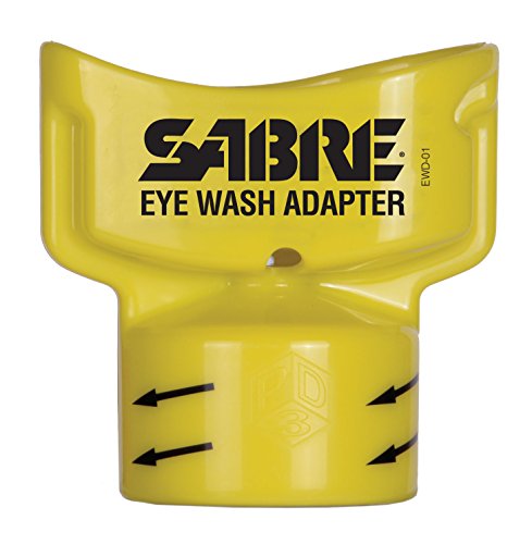 Product Cover SABRE Eye Wash Adapter - Turns Water Bottle into Eye Wash Device - Flushes Contaminants from the Eye