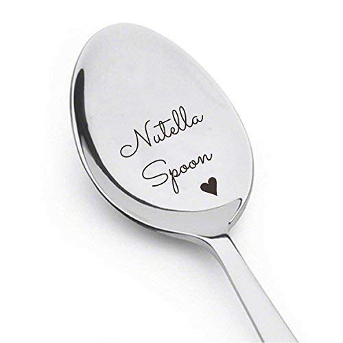 Product Cover Nutella Lover- Nutella Spoon. Great Gift for the Nutella Lover | Gift under 10 | Engraved # A20