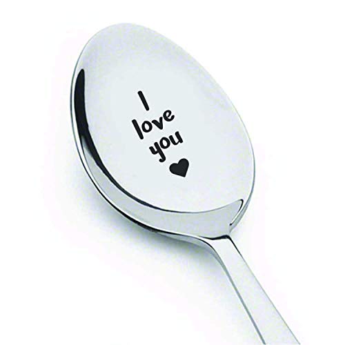 Product Cover I Love You Spoon gifts for women Love Romantic Gift Cute Gift valentine's day Gifts Under 15 For Women Under 15 For men