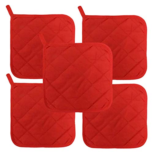 Product Cover Brite Red Heat Resistant Pot Holders 6.5