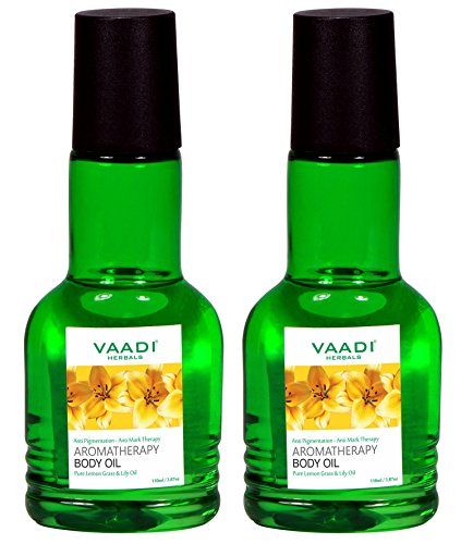 Product Cover Vaadi Herbals Aromatherapy Body Oil, Lemongrass and Lily, 110ml x 2