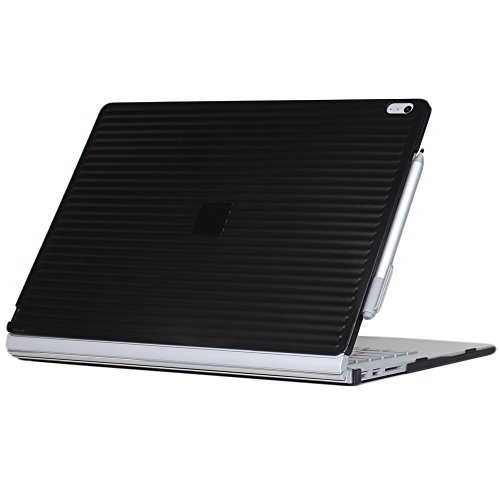 Product Cover mCover Hard Shell Case for Microsoft Surface Book Computer 1 & 2 (13.5-inch Display, Black)