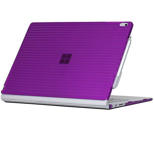 Product Cover mCover Hard Shell Case for Microsoft Surface Book Computer 1 & 2 (13.5-inch Display, Purple)