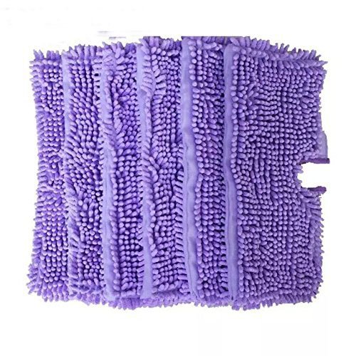 Product Cover EcoMaid Replacement Duster Pads Suitable for Shark Pocket Steam Mop S3501 (Pack of 6) (Purple)