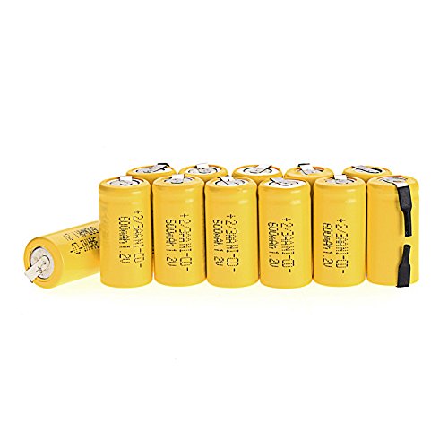 Product Cover Odstore AA Ni-Cd 1.2V 2/3AA 600mAh Rechargeable Battery - 12pcs yellow