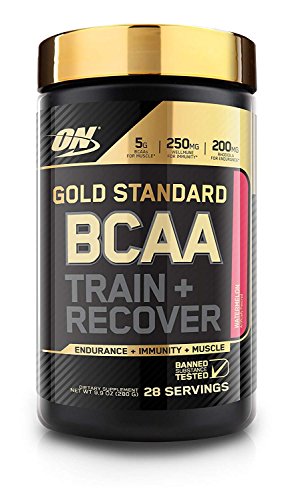 Product Cover Optimum Nutrition Gold Standard BCAA, Watermelon, 28 Servings, Branched Chain Amino Acids, 5g BCAA blend