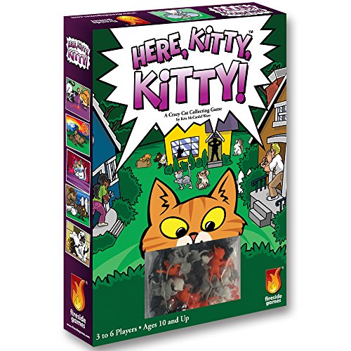 Product Cover Fireside Games Here Kitty Kitty Board Game - Board Games for Families - Board Games for Kids 7 and up