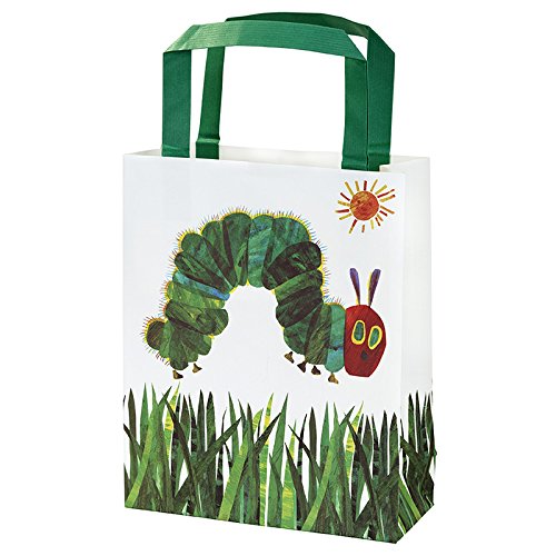 Product Cover World of Eric Carle, The Very Hungry Caterpillar Party Supplies, Birthday Party Treat Bags, Paper, 8 Pack