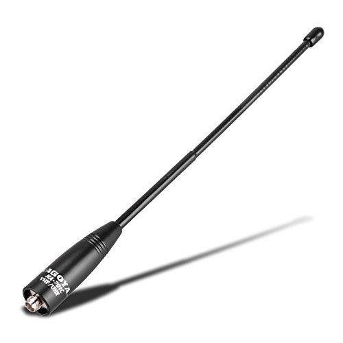 Product Cover Authentic Genuine Nagoya NA-701C (Commercial Frequency Tuned) 8-Inch Whip VHF/UHF (155/455Mhz) Antenna SMA-Female for BTECH and BaoFeng Radios