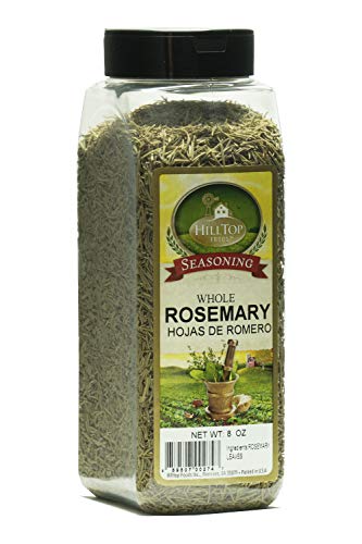 Product Cover Hilltop Foods Whole Rosemary Leaves Dried 8 Ounce