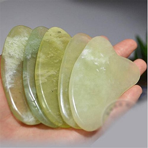 Product Cover Skin Facial Care Gua Sha Guasha Treatment Massage Natural Jade Board Traditional Scraping Scraper Tool (5)
